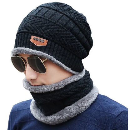 Winter beanie hat for man
