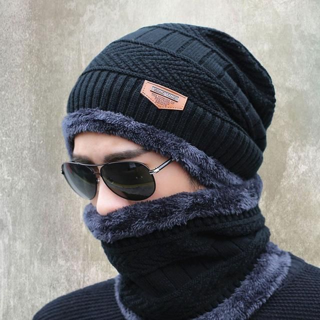 Winter beanie hat for man