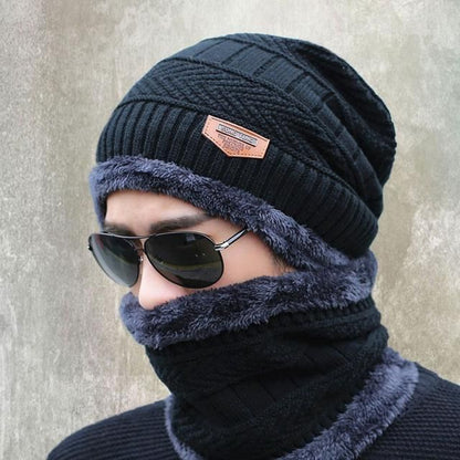 Winter beanie hat for man
