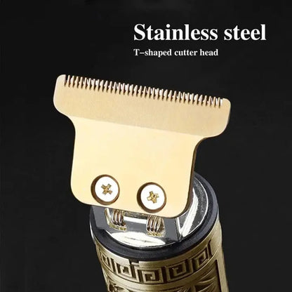 Metal body vintage t9 Trimmer and hair clipper for man